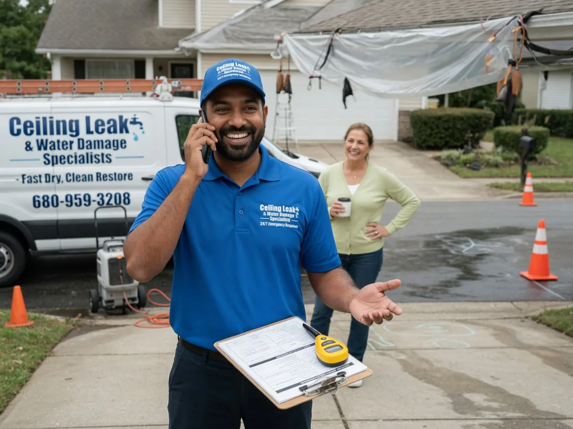 Ceiling Leak Cleanup Whitsett, TX FAQs